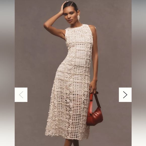 Endless Rose Sleeveless Textured Midi Dress - Picture 1 of 4